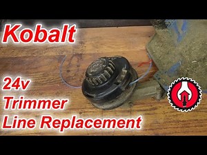 Kobalt 24v Trimmer Line Replacement