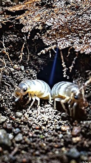 Dive into the hidden micro-world with this incredible Springtail POV experience! 🐜🔬#wildlife #shorts
