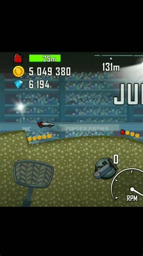 Fast car arena jump trial 🔥 Hillclimbracing