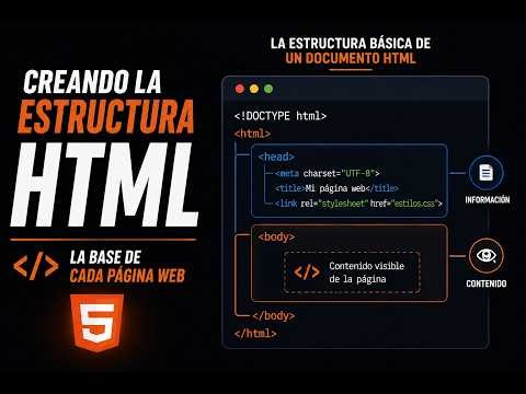 16 Creando la estructura HTML