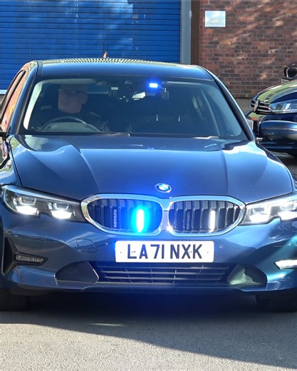 #surreypolice | Unmarked 2021 (71 Plate) BMW 3 Series Saloon used by the Fatal 5 #vanguardrst (Road Safety Team) seen leaving Burpham Traffic base with a Blue Light Demo. | #unmarked #bmw3series #police