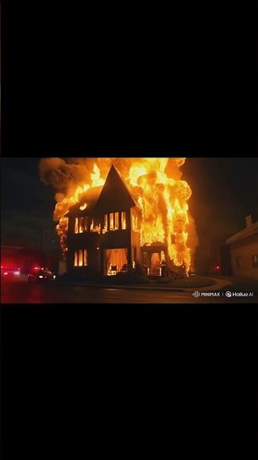 Massive House Fire Caught on Camera! 🔥 You Won’t Believe This Explosion!