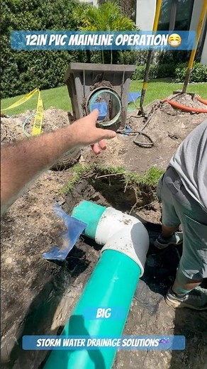 PVC Drainage Pipe Mainline 12 Inch - Storm Drainage Tampa