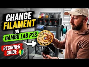 How to Change Filament on a Bambu Lab P2S with AMS (Beginner Guide)