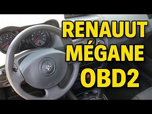 Où se trouve la prise OBD2 de la Renault Megane 2 ?