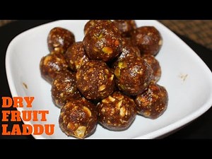 Easy Dry Fruit Laddu Recipe-How To Make Dry Fruits Laddu For Kids-Healthy Dry Fruits Ladoo Recipe