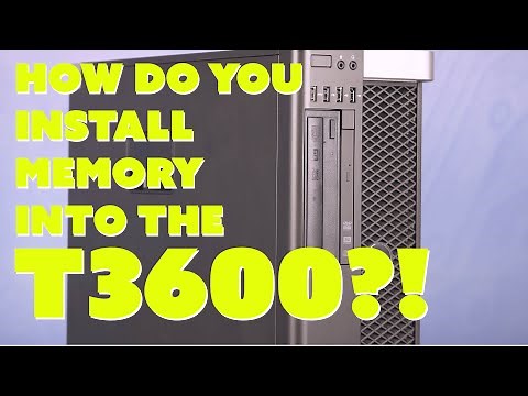 Dell Precision T3600 Memory Installation