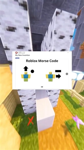 Roblox morse code #roblox #shorts