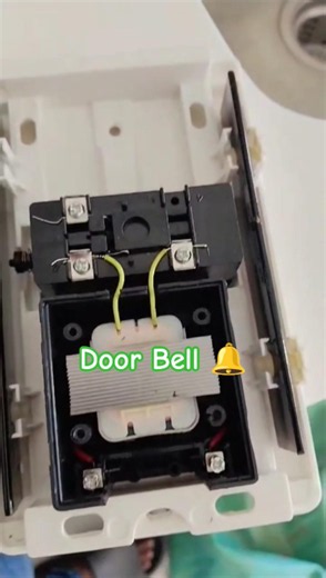 Doorbell installation calling bell wiring #electrical #electrician #electric #short