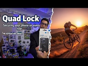 Quad Lock Bike Mount - quad lock flat bar adaptor installation