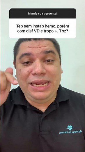 PE with RV dysfunction = thrombolysis? #cardiology