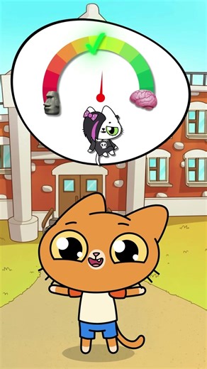 WHO is THE SMARTEST cat?💡 #simbochka #simba #animation #cat