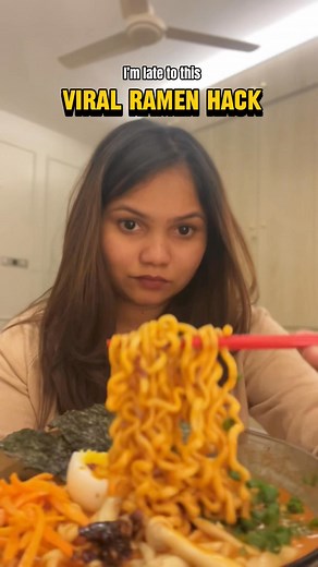 164K views · 1.4K reactions | Favourite tiktok recipie using Chopstick ramen! #mychopstickramenrecipe | Tahrim Eats | Facebook
