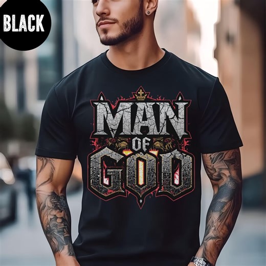 Man of God T-shirt, Comfort Colors, Christian Men's Shirt, Father's Day Gift, Jesus T-shirt, Men's Christian Apparel - Etsy