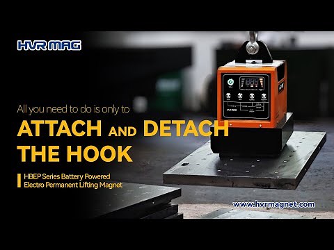 How to operate battery powered lifting magnet