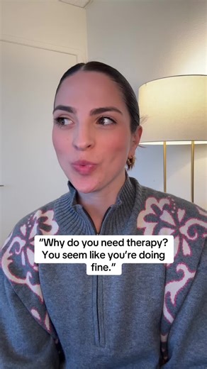 I really can’t stand when the need for therapy gets invalidated. So many people think therapy is only for trauma, grief, or rock bottom. But most people come because they’ve been holding it together for a long time.. Looking okay on the outside doesn’t mean nothing needs care on the inside. Therapy isn’t only for crisis. Sarah Cullen APCC #18148 Supervised by David Fulton LMFT #116108 California Depth Therapy Disclaimer: For educational purposes only. Not therapy or a substitute for mental healt
