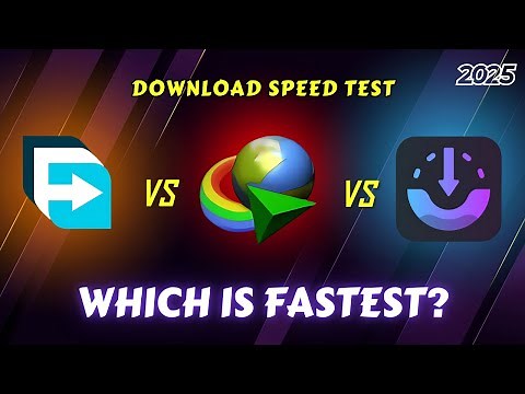Best Download Manager 2025? IDM vs FDM vs ABDM – Speed Test!