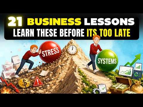21 BUSINESS LESSONS every owner SHOULD know (before you RISK your MONEY 💸)