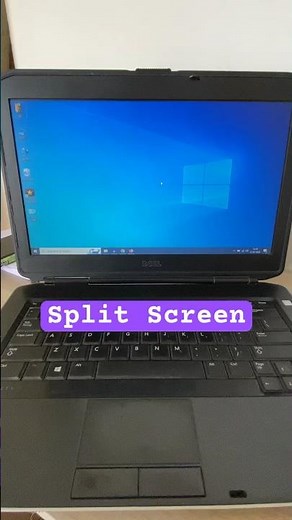 Split Screen On Windows 10 #laptoptips