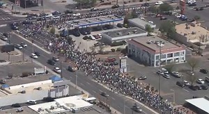 Albuquerque “No Kings Day” rally gathers tens of thousands of protesters