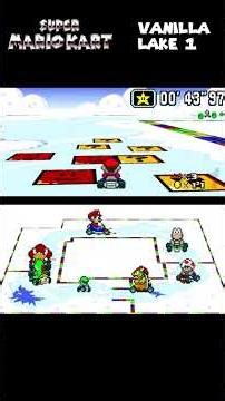 Super Mario Kart Vanilla Lake 1