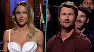 Sydney Sweeney takes on Glen Powell affair rumors during ‘SNL' monologue