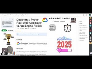 [NEW2025] Deploying a Python Flask Web Application to App Engine Flexible || #GSP023 || #qwiklabs ||