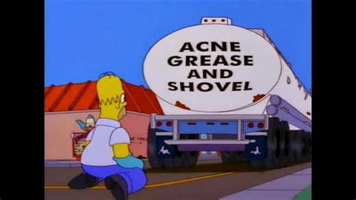 'Hey! Hey! You're taking our grease!' It's our grease now. 'Daahhh!!' We run the grease racket in this town. 'Hey, that's my shovel!' We also run the shovel racket. (S10 E1 - 'Lard of the Dance') | The Simpsons & Futurama Best Moments