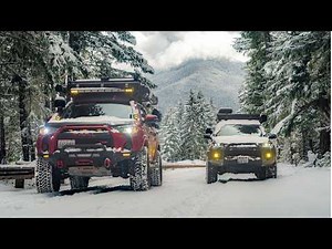 4Runner Winter Camping | Discovering Oregon’s Frozen Falls
