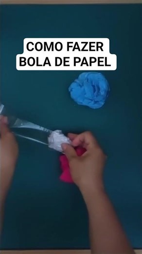 HOW TO MAKE A PAPER BALL #pedagogy #activities #earlychildhoodeducation #lessonplan #teacher