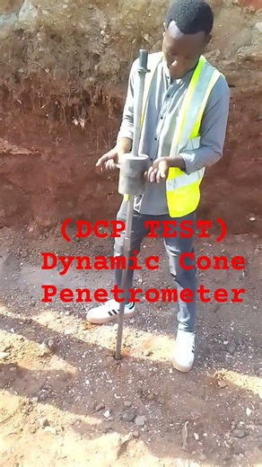 DCP TEST FOR RETAINING WALL/TESTING THE GROUND BEFORE BUILDING 🏗️🌁🛣️#dcptest#foundationtesting#for#f