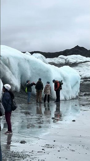In awe of Matanuska Glacier