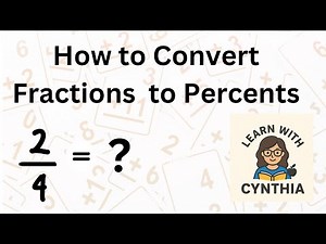 How to Convert Fractions to Percent | Easy Math Lesson for Kids
