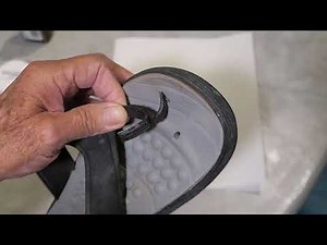 How To Repair CROCS Broken Toe Strap - Easy CROCS Repair