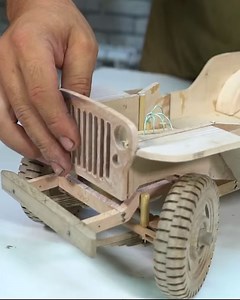 363K views · 10K reactions | How to Make a US Military Truck Out of Wood | Awesome Woodcraft | Facebook
