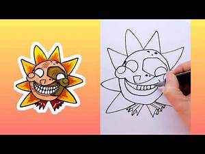How to Draw Sundrop Five Nights at Freddy's - FNaF: Security Breach