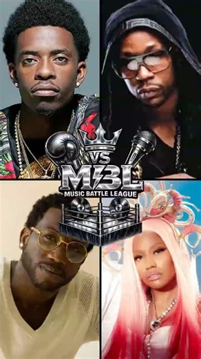 2 Chainz vs Rich Homie Quan, Gucci Mane vs Nicki Minaj - Music Battle League
