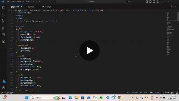 #codealpha #projectmanagement #webdevelopment #html #css #javascript #internship | Priya T