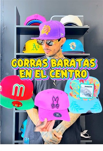 Gorras baratas y con estilo en el Centro Histórico