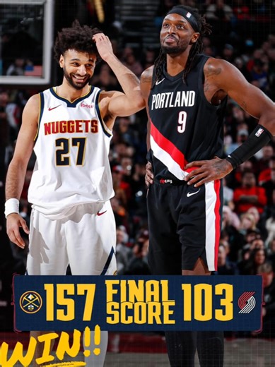 Denver Nuggets vs. Trail Blazers Highlights