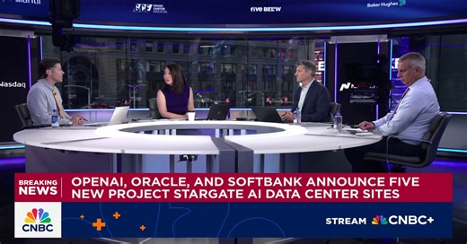 'Fast Money' traders react to OpenAI, Oracle, and SoftBank data center expansions