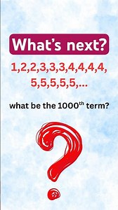 1, 2, 2, 3, 3, 3... What Comes Next? 🧠 #mathpuzzle #patternrecognition #challenge
