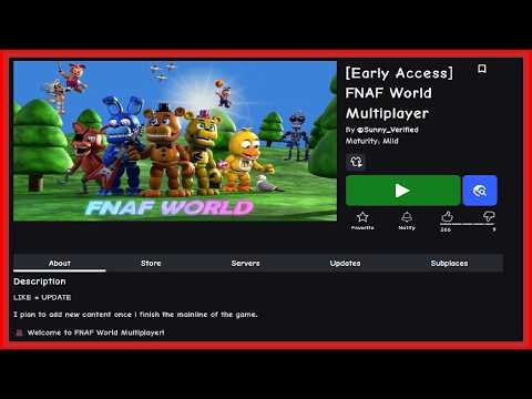 Someone ported FNAF WORLD to ROBLOX and made it MULTIPLAYER...