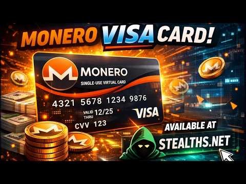 Single-Use VCC (3DS) Paid With Monero — No KYC, No Bank