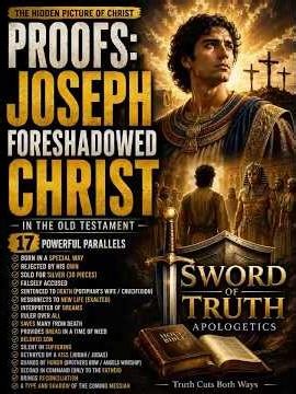 ⚔️ The Hidden Picture of Christ: 17 Ways Joseph Foreshadowed Jesus