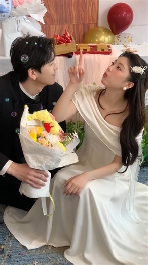 Beautiful Engagement Moments 💍✨ | Stunning Couple Love Story ❤️ #wedding #love #shorts