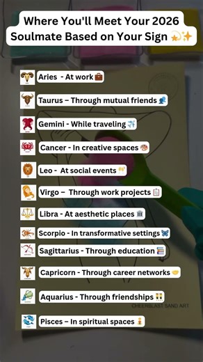 Where You'll Meet Your 2026 Soulmate Based on Your Sign 💫✨