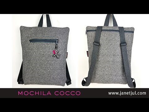 How to sew a fabric backpack step by step 🧵 | Easy DIY Tutorial