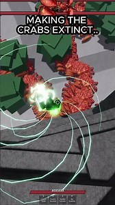 Making the Crabs Extinct.. #roblox #thestrongestbattlegrounds