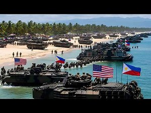 Philippines Shocked!! U.S. Marines Arrive with a Large-Scale Amphibious Force